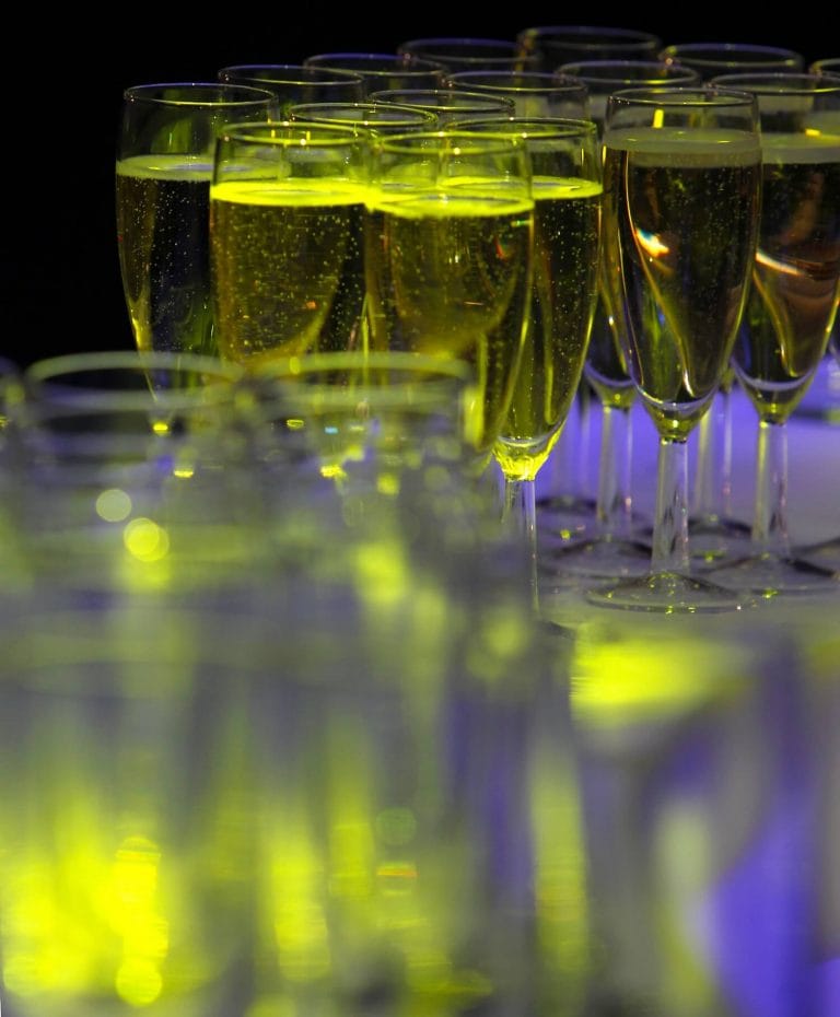 Special effect lighting at corporate event Ayrshire