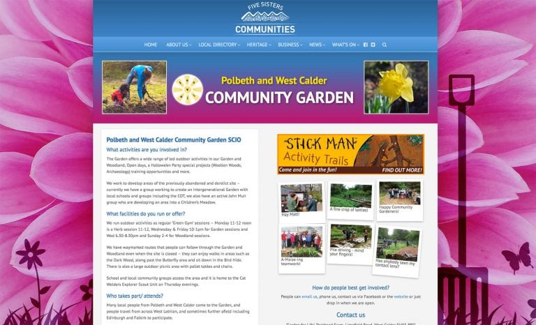 Community Garden West Calder Website