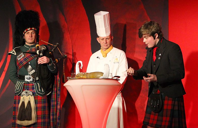 Burns Supper Address to a Haggis