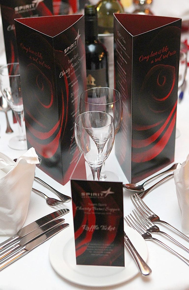 Robert Burns Supper Event Programme Design