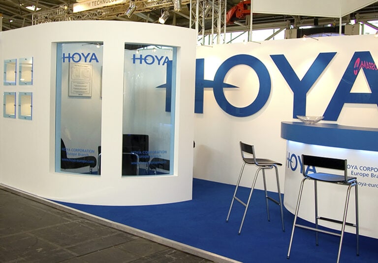 HOYA stand at European Semiconductors