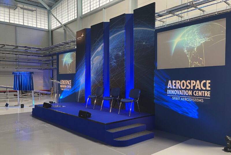 Eikon Design 36 Event stage and set design for AIC official opening